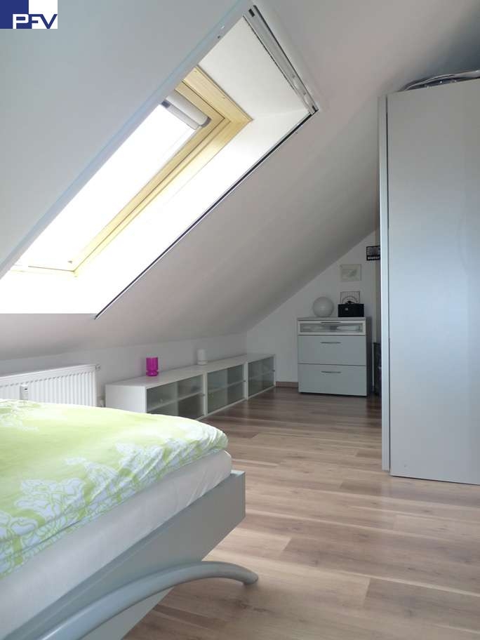 Zweite Ebene als Schlafzimmer Maisonettewohnung Wendelstein