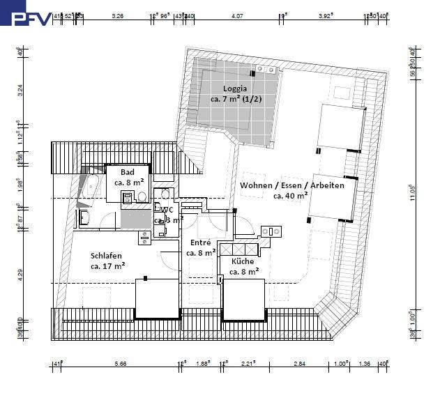 Grundriss Expose Online Dachgeschosswohnung N�rnberg
