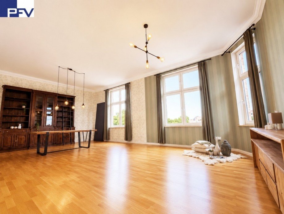Wohn- und Esszimmer Wohnung N�rnberg