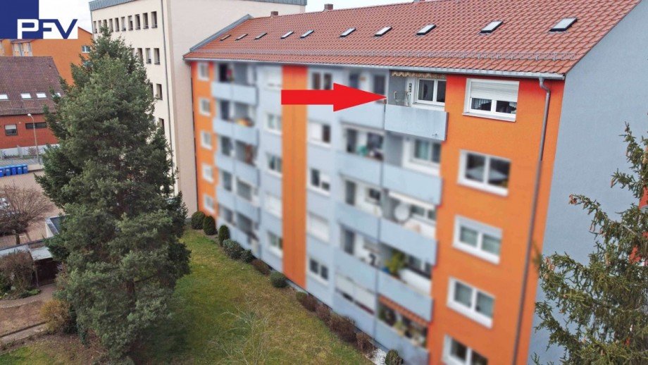 Anwesen S�d-Ost-Ansicht Etagenwohnung N�rnberg
