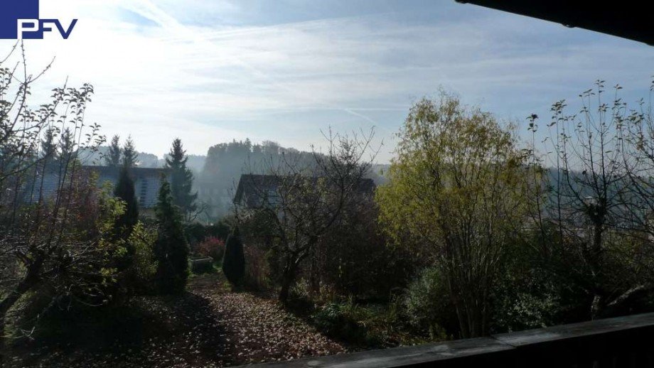 Blick vom Balkon Einfamilienhaus Ansbach
