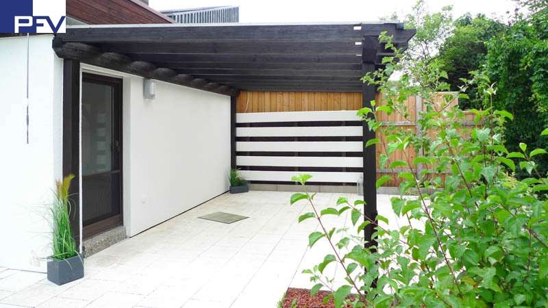 �berdachte Terasse Reihenmittelhaus N�rnberg