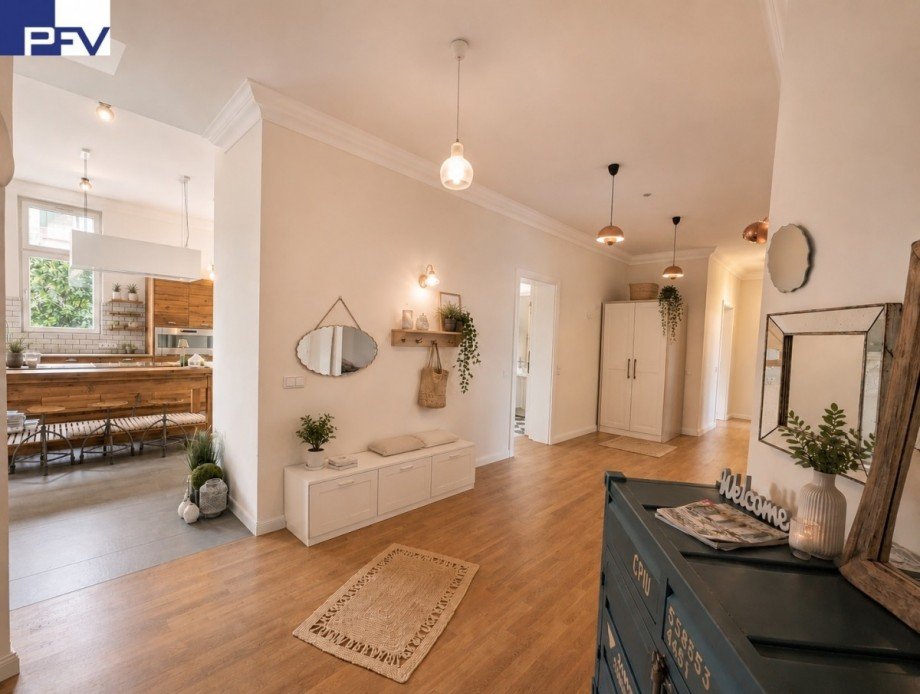 Flur visualisiert Wohnung N�rnberg