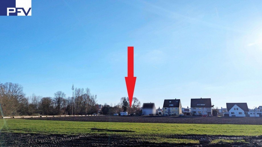 Ansicht von Nord-West Grundst�ck N�rnberg