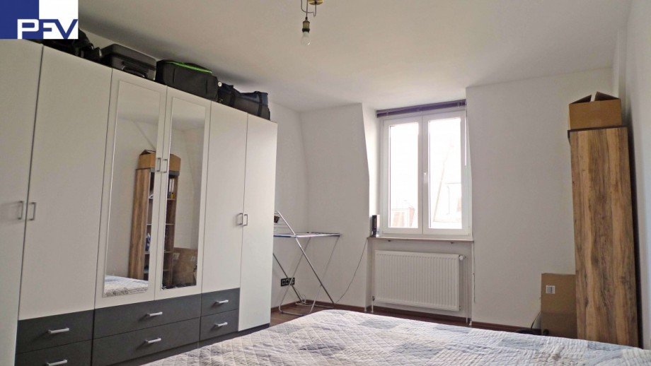Schlafzimmer Dachgeschosswohnung N�rnberg