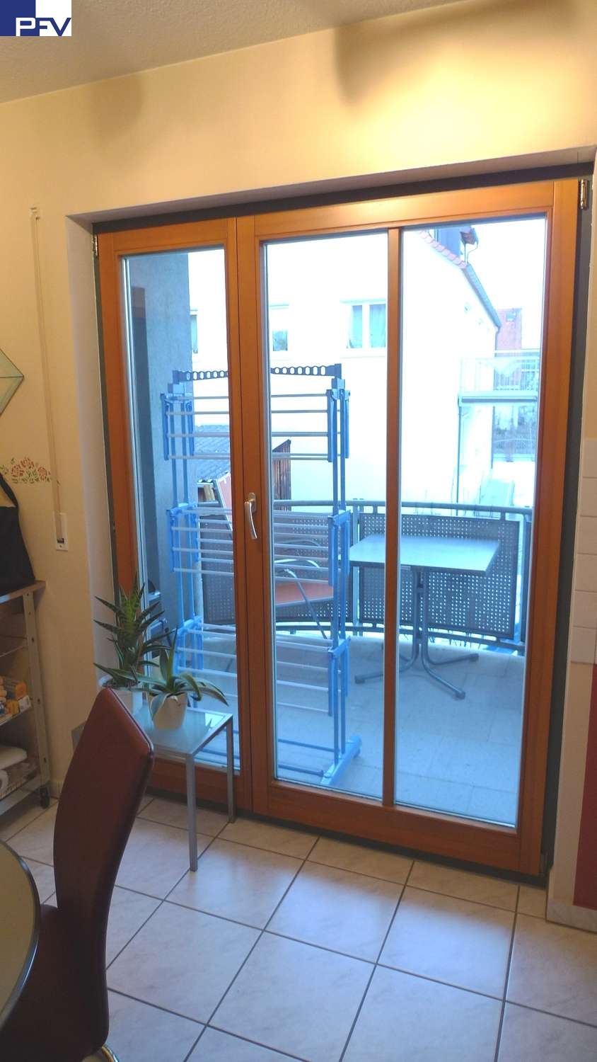 Blick auf den Balkon Wohnung Wendelstein