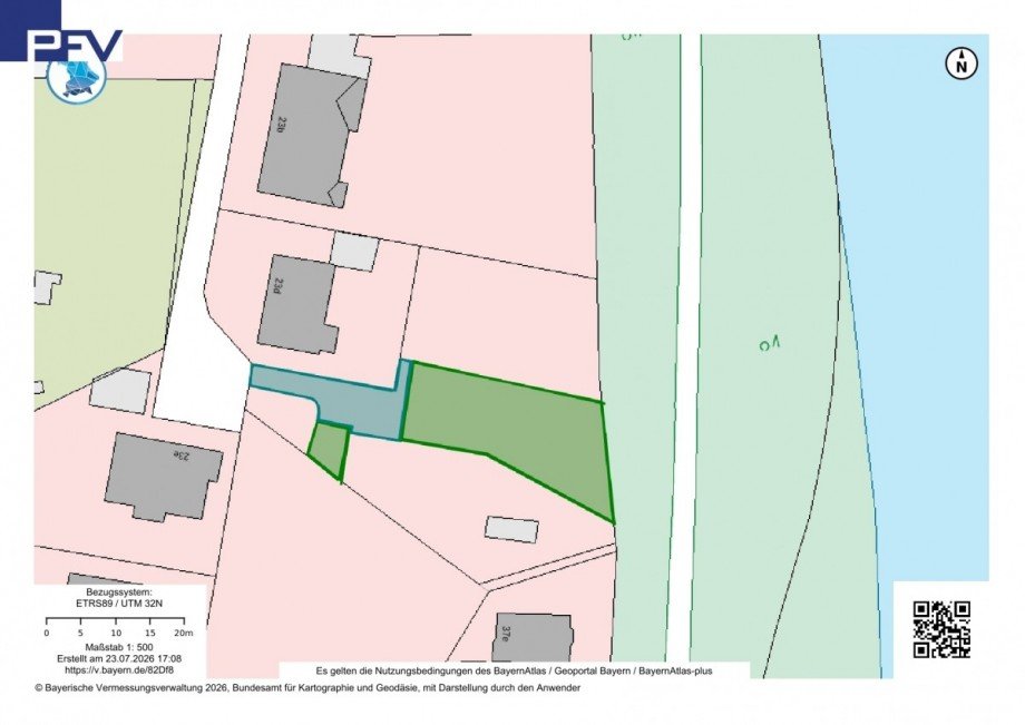 Grundst�ck DHH 483 qm 1.500 topographisch Wohngrundst�ck N�rnberg