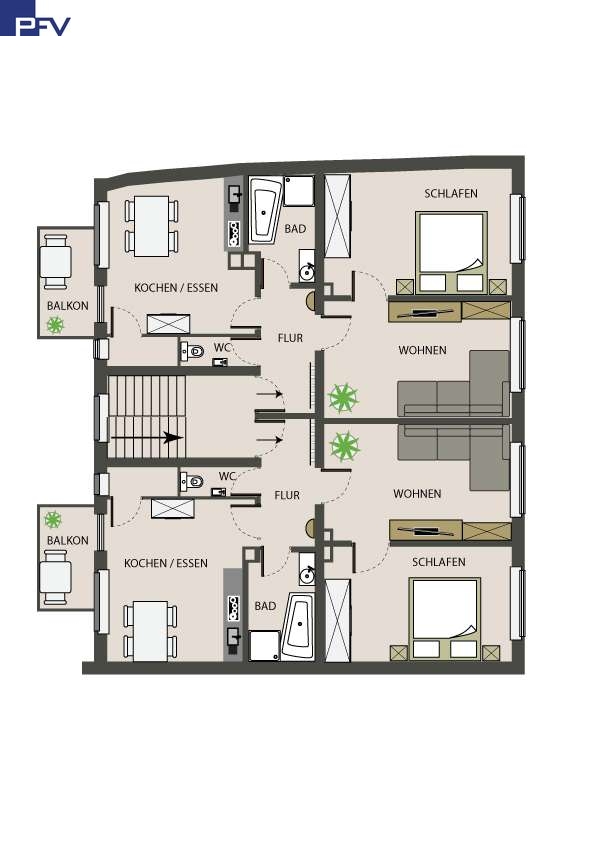 Grundriss-OG Renditeobjekt N�rnberg