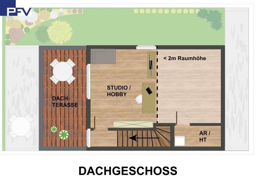 Grundriss-DG Doppelhaush�lfte N�rnberg