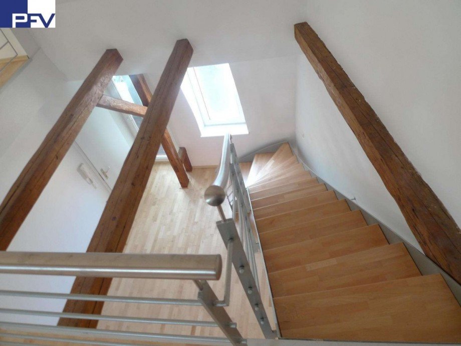 Galerie von oben betrachtet Maisonettewohnung F�rth