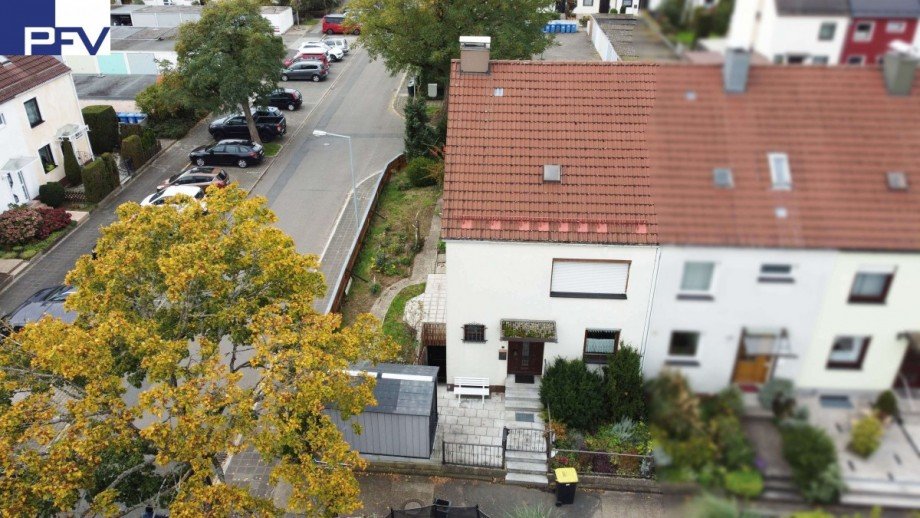 Ansicht Ost Reiheneckhaus N�rnberg