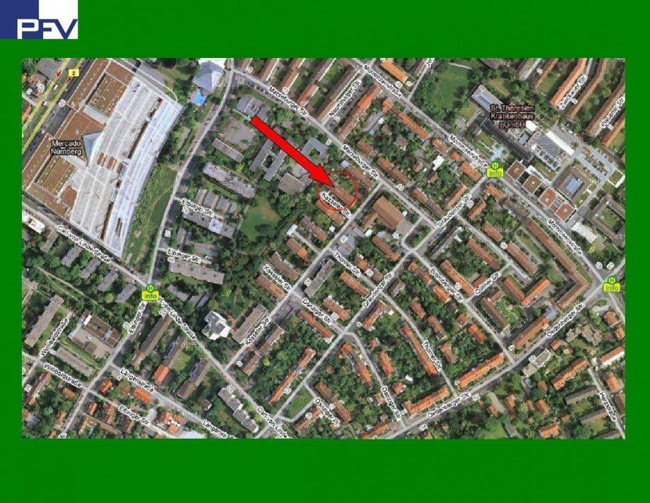 Citynah in gr�ner Umgebung Maisonettewohnung N�rnberg