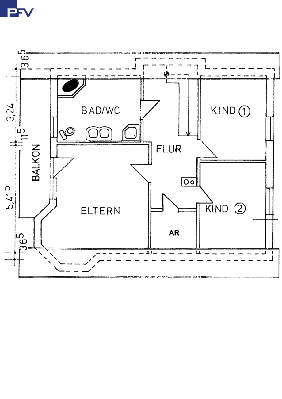 Grundriss OG Einfamilienhaus Burgthann