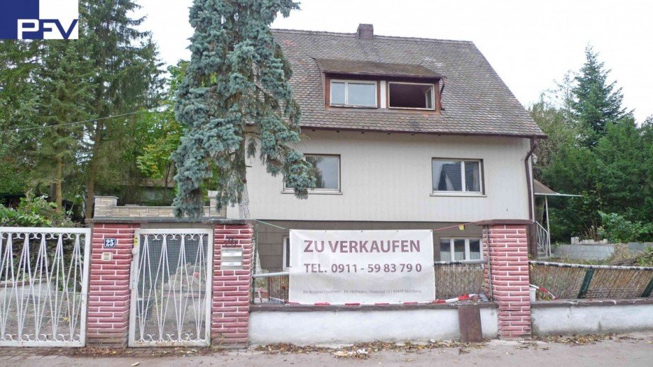 Haus Ostansiccht Grundst�ck Schwabach