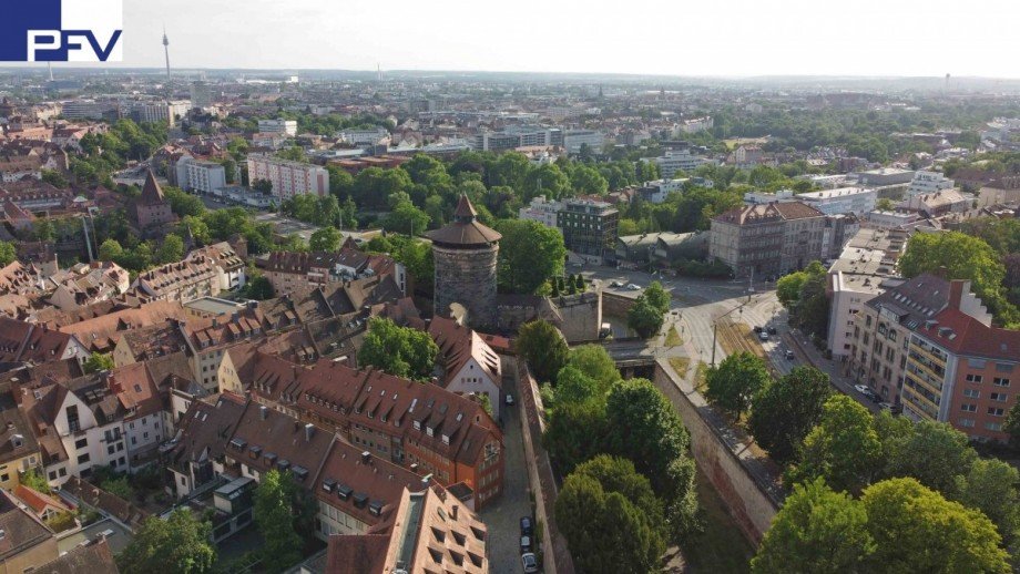Umgebung Luftansicht Wohnung N�rnberg