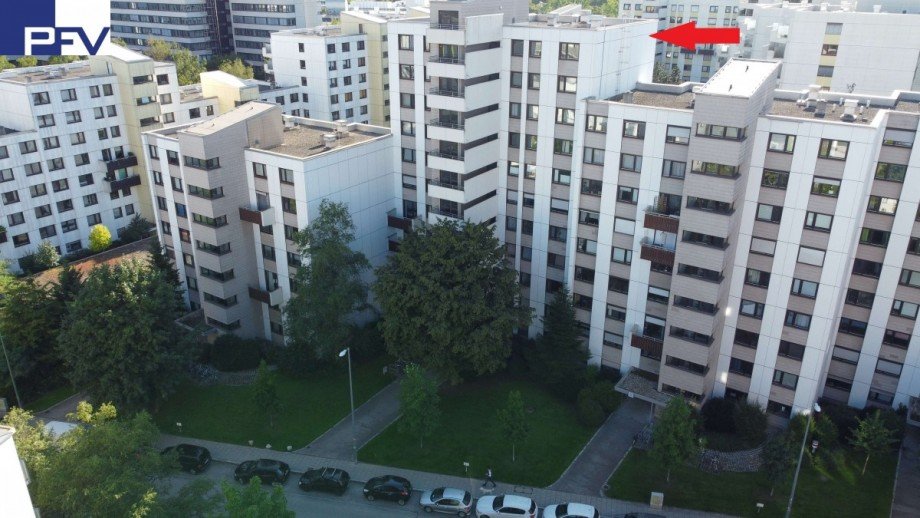 Ansicht Anwesen Nord-Ost DJI_0 Penthousewohnung M�nchen