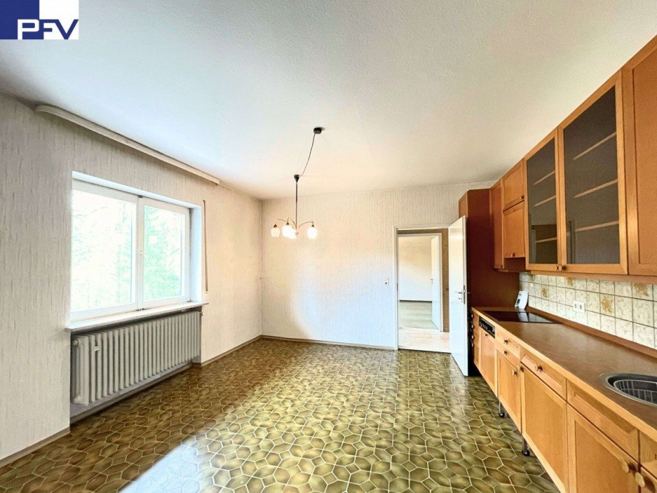 Wohnk�che im Souterrain Einfamilienhaus Sachsen b. Ansbach