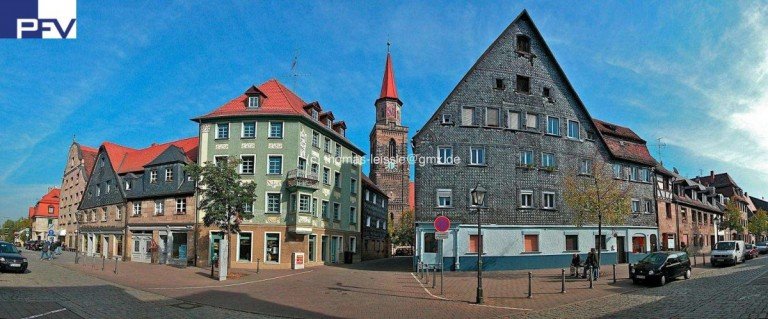 Fassade zur Gustavstra�e F�rth Maisonettewohnung Verkauft: Gem�tliches & einzigartiges Wohnen im Denkmal