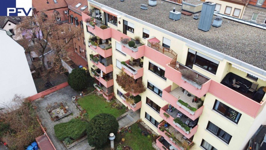 Anwesen West-Ansicht Etagenwohnung N�rnberg