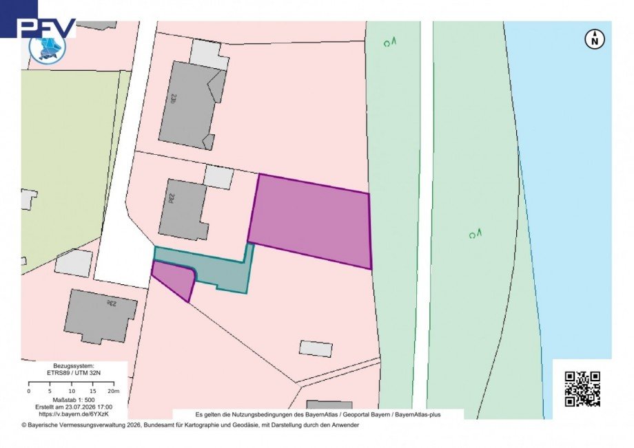 Grundst�ck EFH mit Stellplatz 1.500 topographisch Wohngrundst�ck N�rnberg