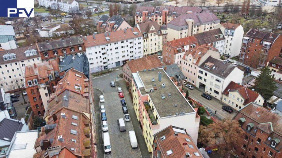 Anwesen von oben Etagenwohnung N�rnberg
