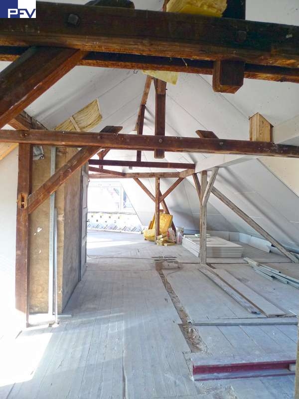 Hier entsteht ein Flur Dachgeschosswohnung N�rnberg / St. Peter