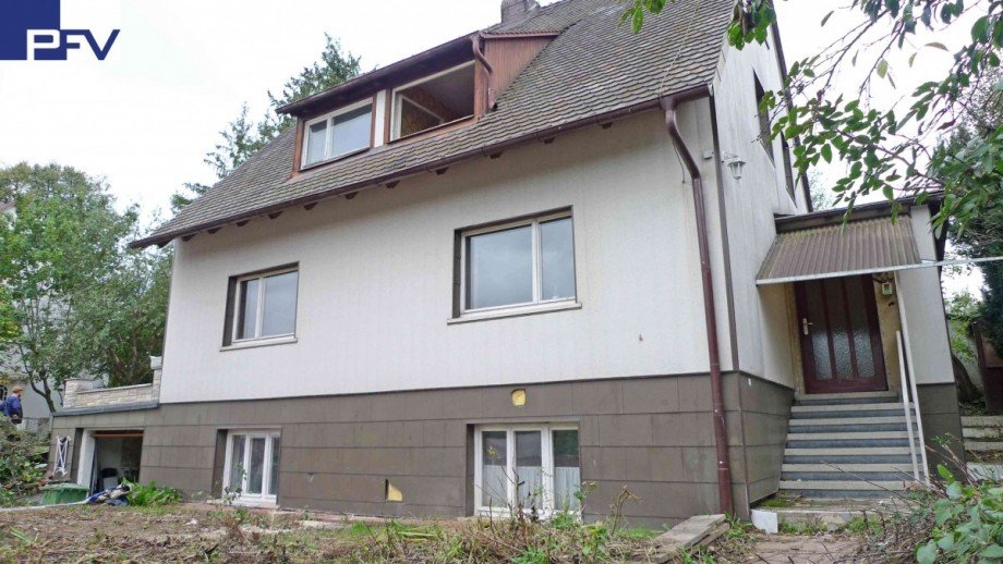 Haus Nord-Ost-Ansicht Grundst�ck Schwabach