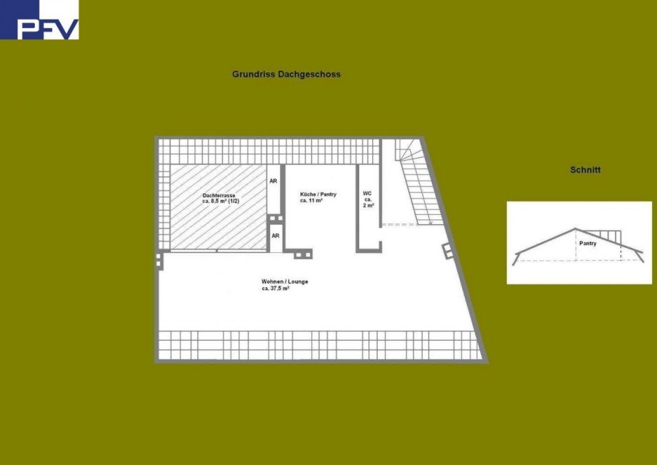 Grundriss DG - Vorschlag Maisonettewohnung F�rth