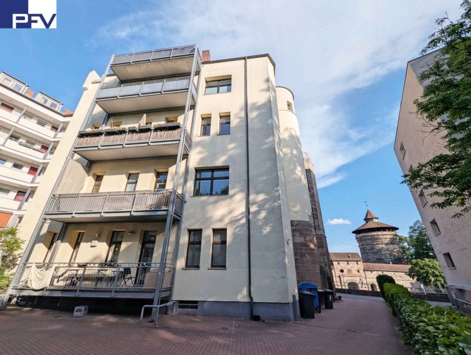 Anwesen Hofansicht Wohnung N�rnberg