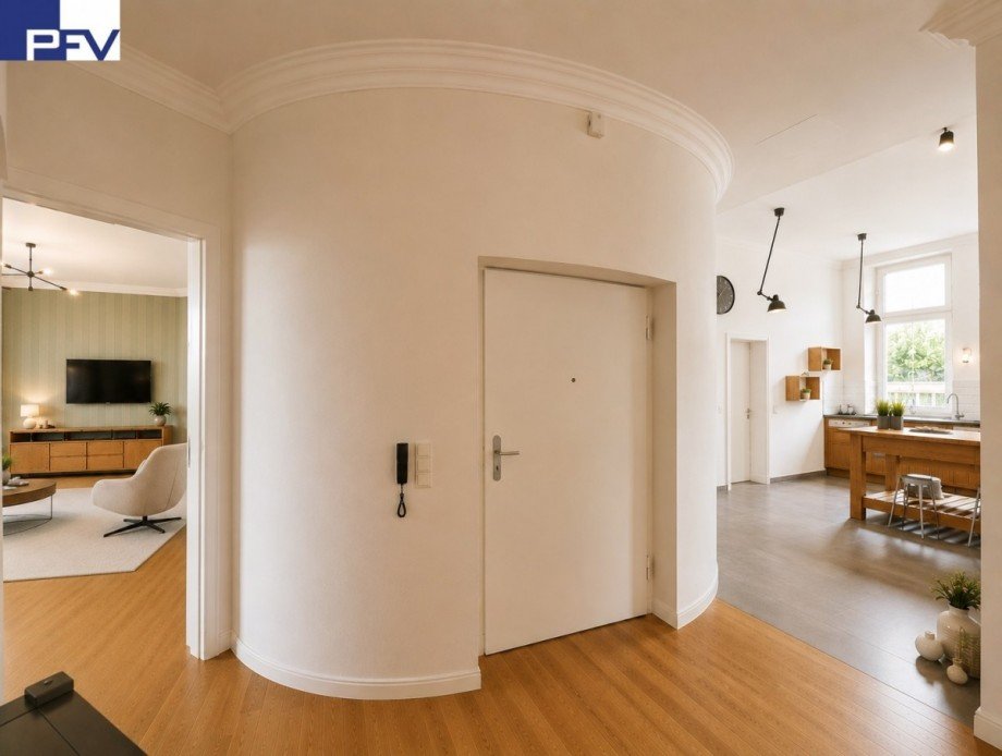 Eingangsbereich visualisiert Wohnung N�rnberg