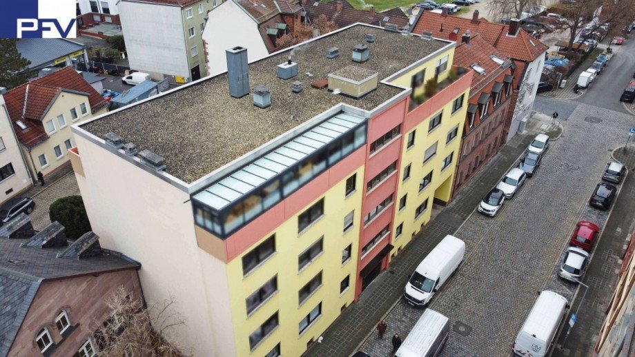 Anwesen Ost-Ansicht von oben Etagenwohnung N�rnberg