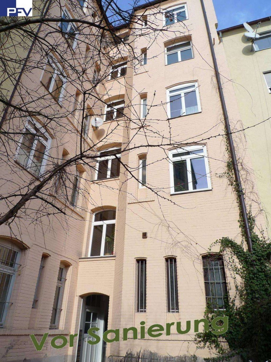 R�ckansicht vom Hof aus Terrassenwohnung N�rnberg