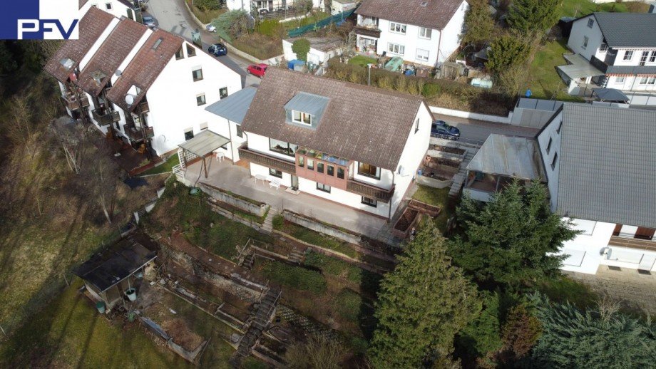 Sonniger Hanggarten Einfamilienhaus Sachsen b. Ansbach