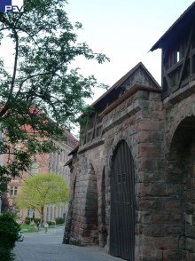 Stadtmauer u. Gewerbemuseum TOP & All inclusive in der N�rnberger Altstadt: ruhig & zentral - inkl. Strom, WLAN, Kabelfernsehen