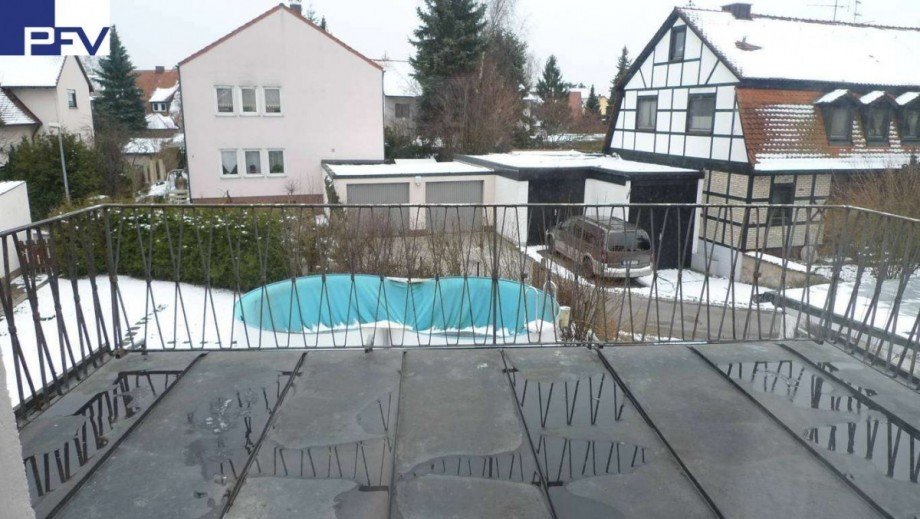 Balkon am Kinderzimmer Einfamilienhaus Wendelstein