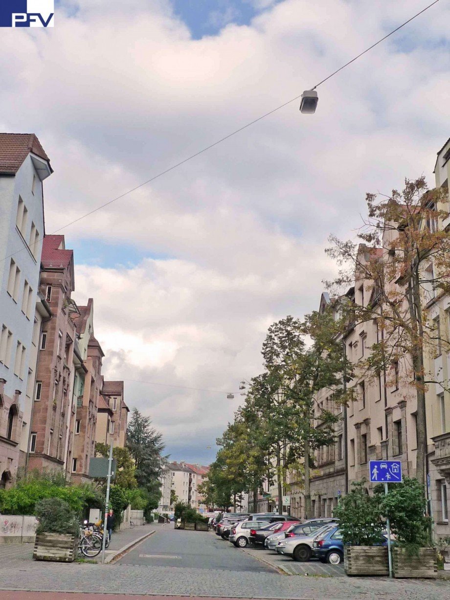 Blick in die Anne-Frank-Str Dachgeschosswohnung N�rnberg
