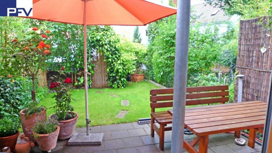 Gem�tlicher Garten Reihenmittelhaus Wendelstein