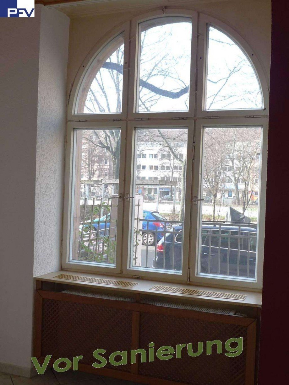 Blick vom Wohnzimmer aus Terrassenwohnung N�rnberg