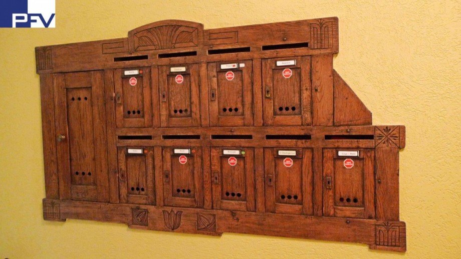 Historischer Briefkasten Dachgeschosswohnung N�rnberg