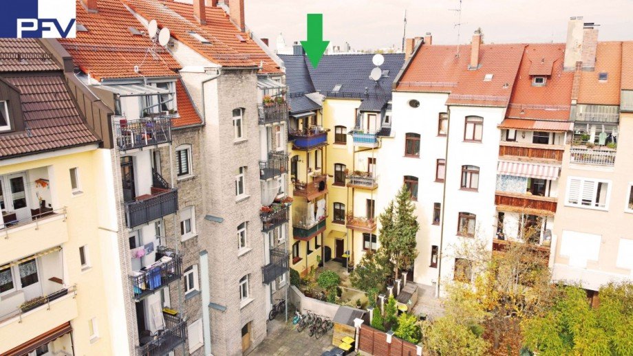 Das Anwesen Hofansicht Etagenwohnung N�rnberg