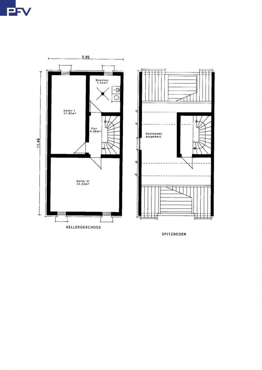 Grundriss UG+Studio ausgebaut Reiheneckhaus Schwabach