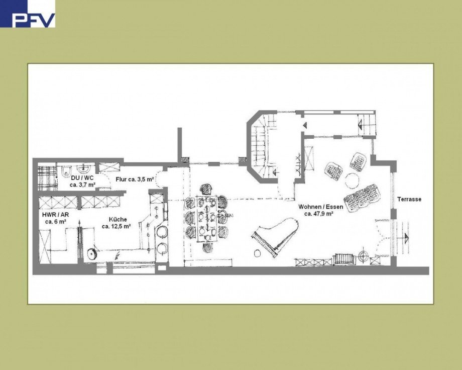 Vorschlag 2 Grundriss EG Haus F�rth