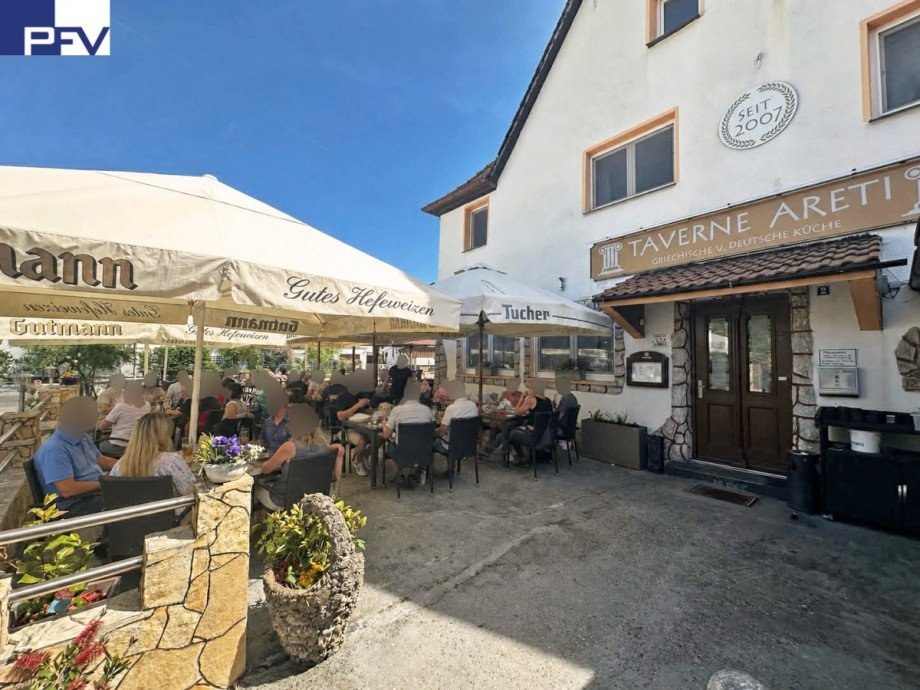 Gut besuchtes Restaurant Gastgewerbe Burgthann
