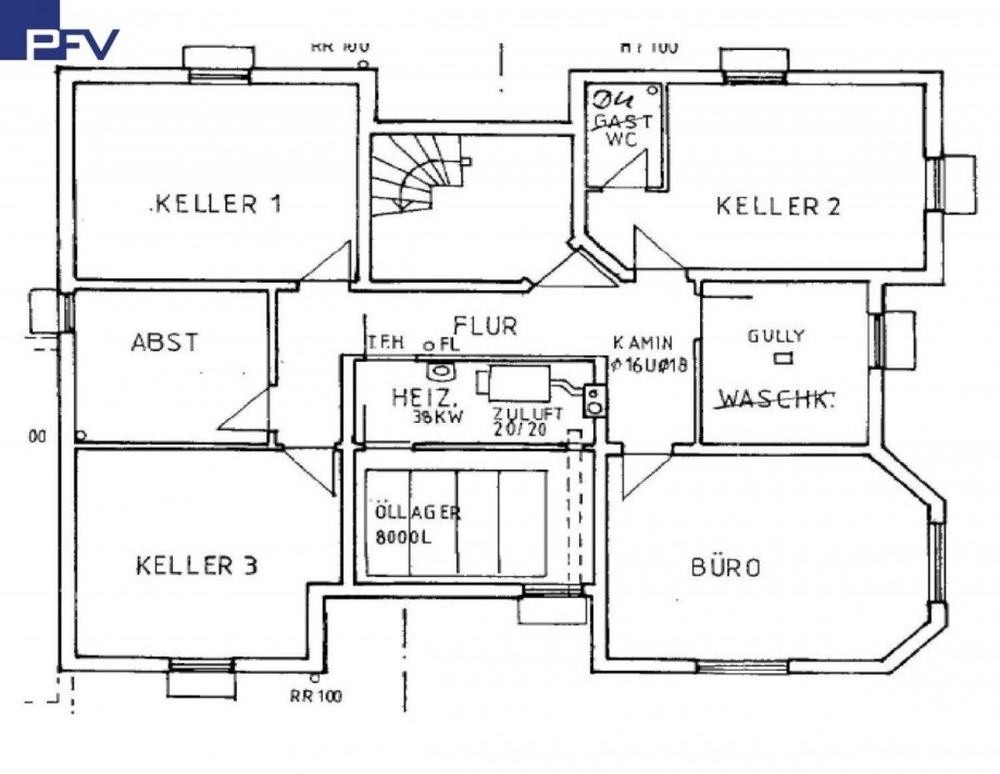 Grundriss Keller Haus Adelsdorf