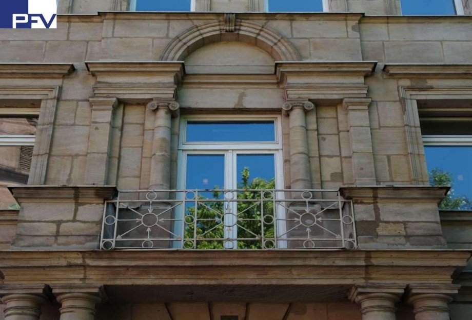 herrliche Fassade Penthousewohnung F�rth