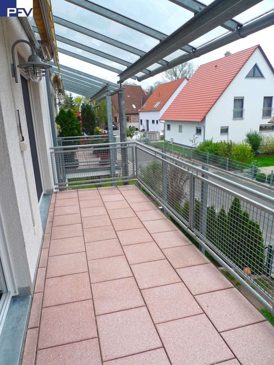 Balkon mit S�dausrichtung Etagenwohnung Wendelstein