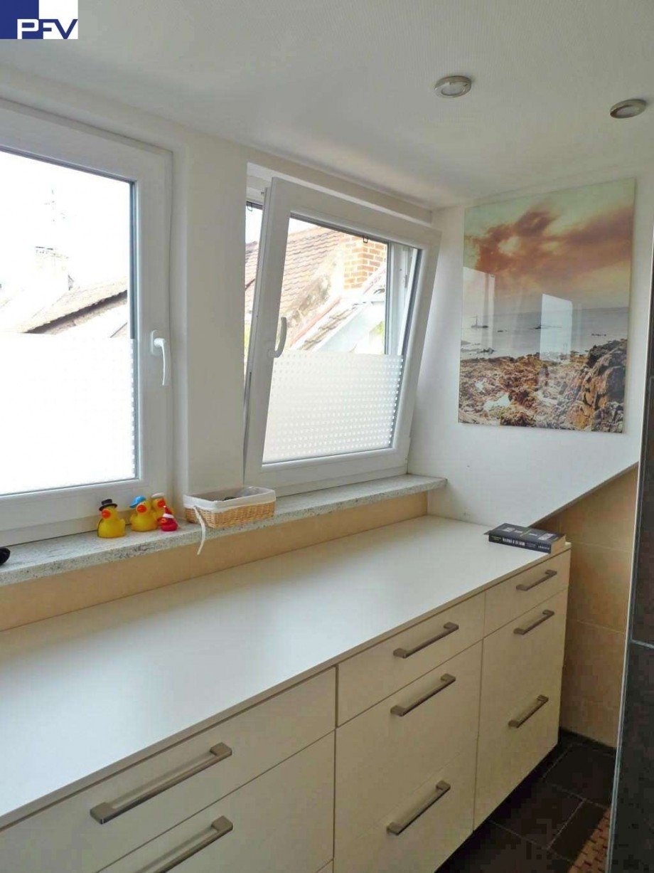 Gro�e Gaube im Bad Dachgeschosswohnung N�rnberg