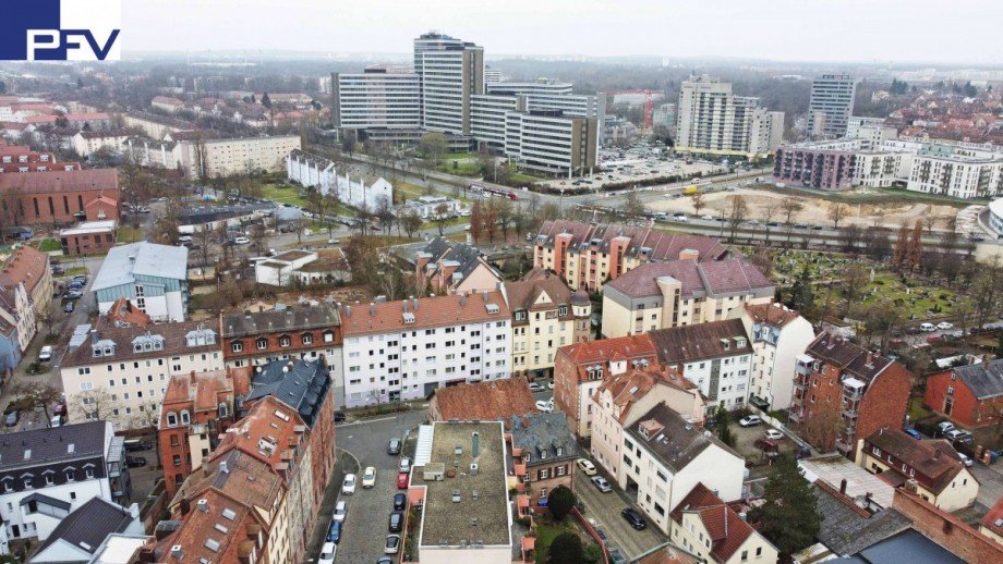 Umgebung-Blick zur Bundesagant Etagenwohnung N�rnberg
