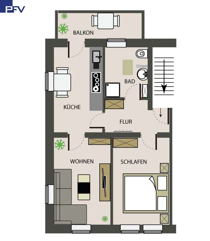Grundriss Etagenwohnung N�rnberg