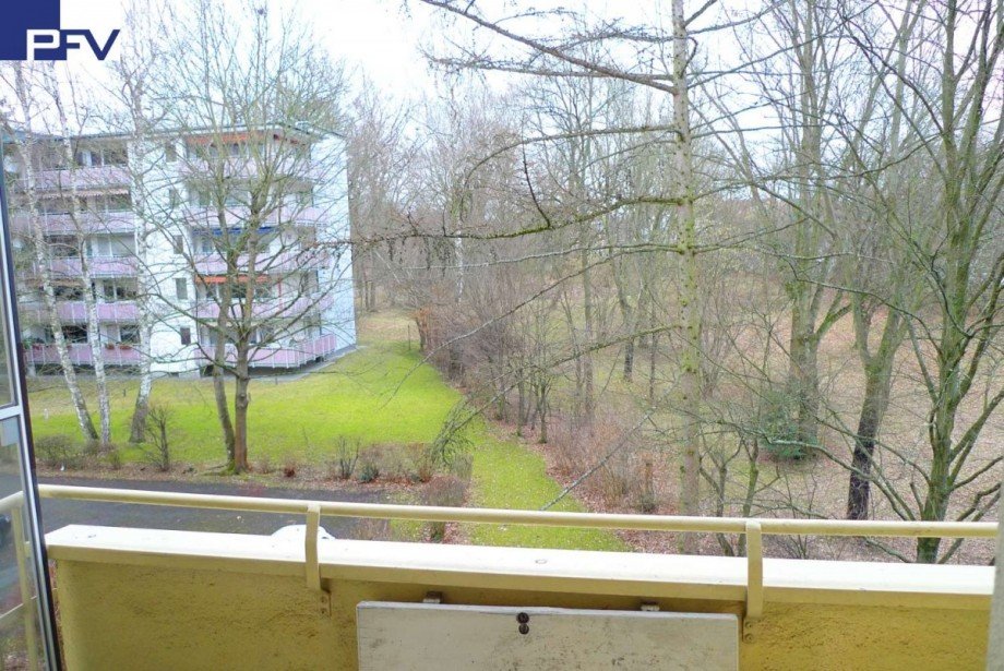 Blick vom K�chenbalkon Etagenwohnung N�rnberg